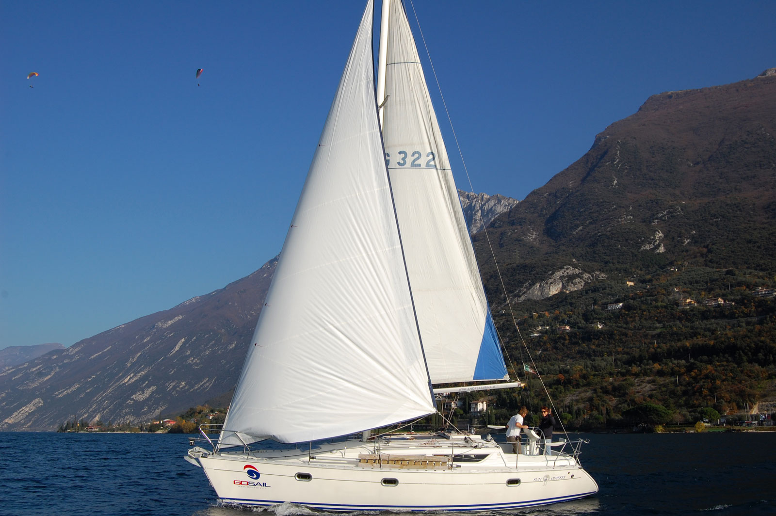 Full day Lake Garda sailing boat trips with skipper