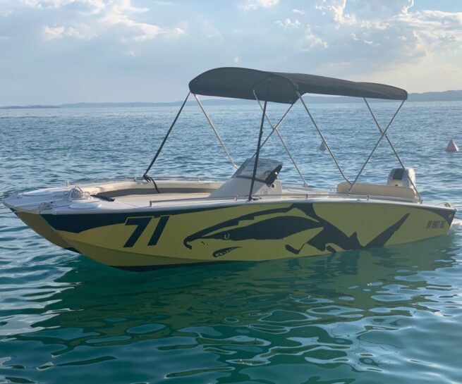 Rent a Boat Ninja Cat Garda Lake